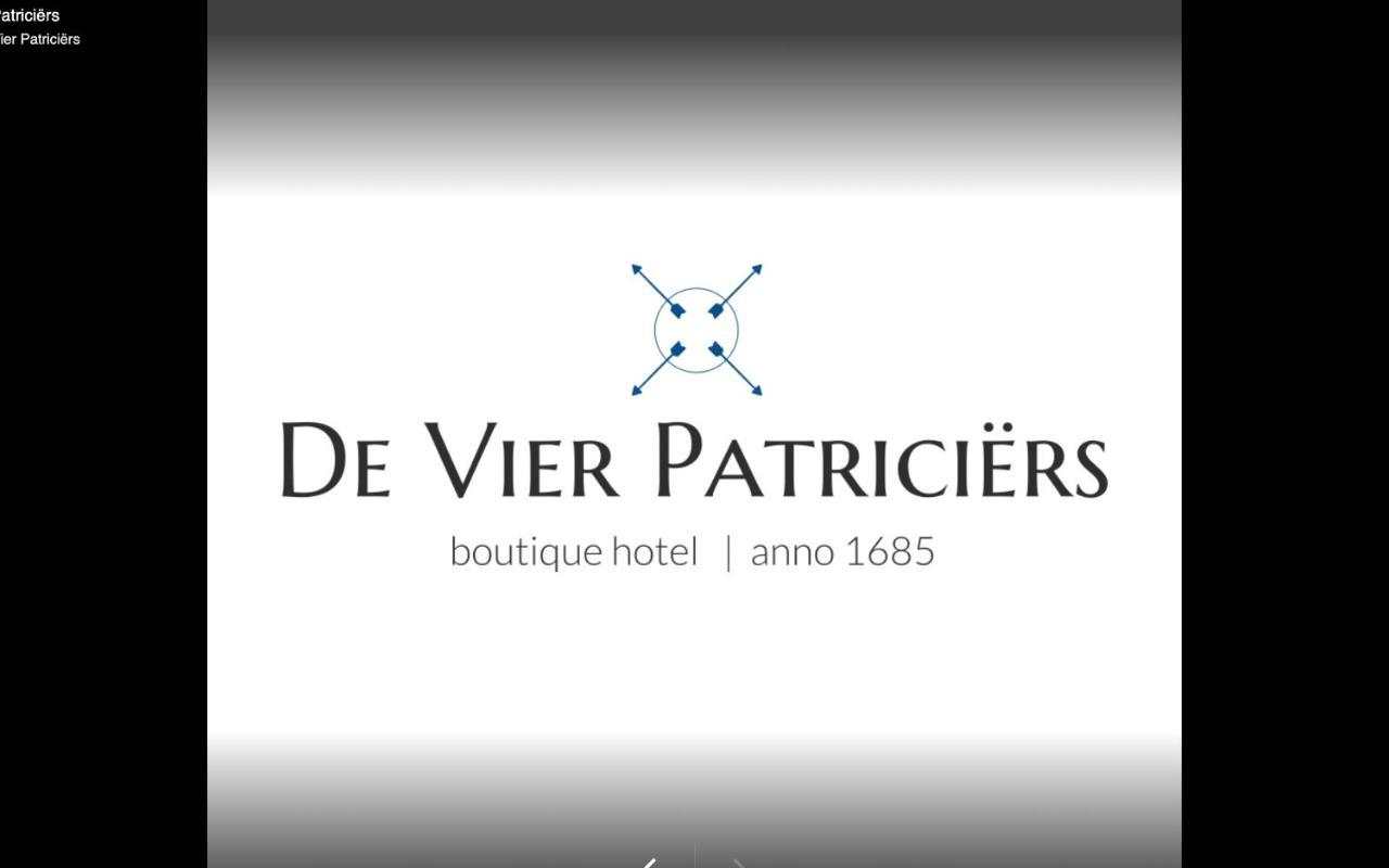 Boutique Hotel De Vier Patriciers Middelburg Ngoại thất bức ảnh